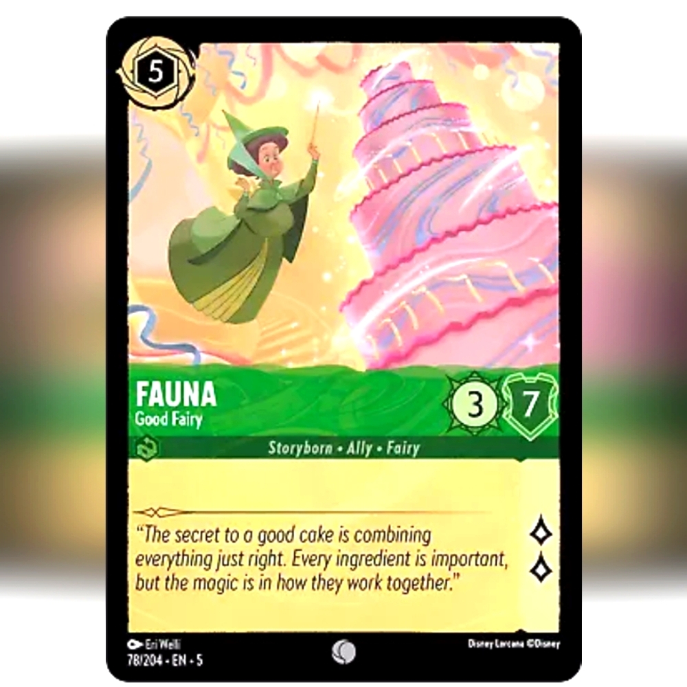 Fauna 🔥 Sleeping Beauty 🔥 Disney Lorcana Trading Card TCG